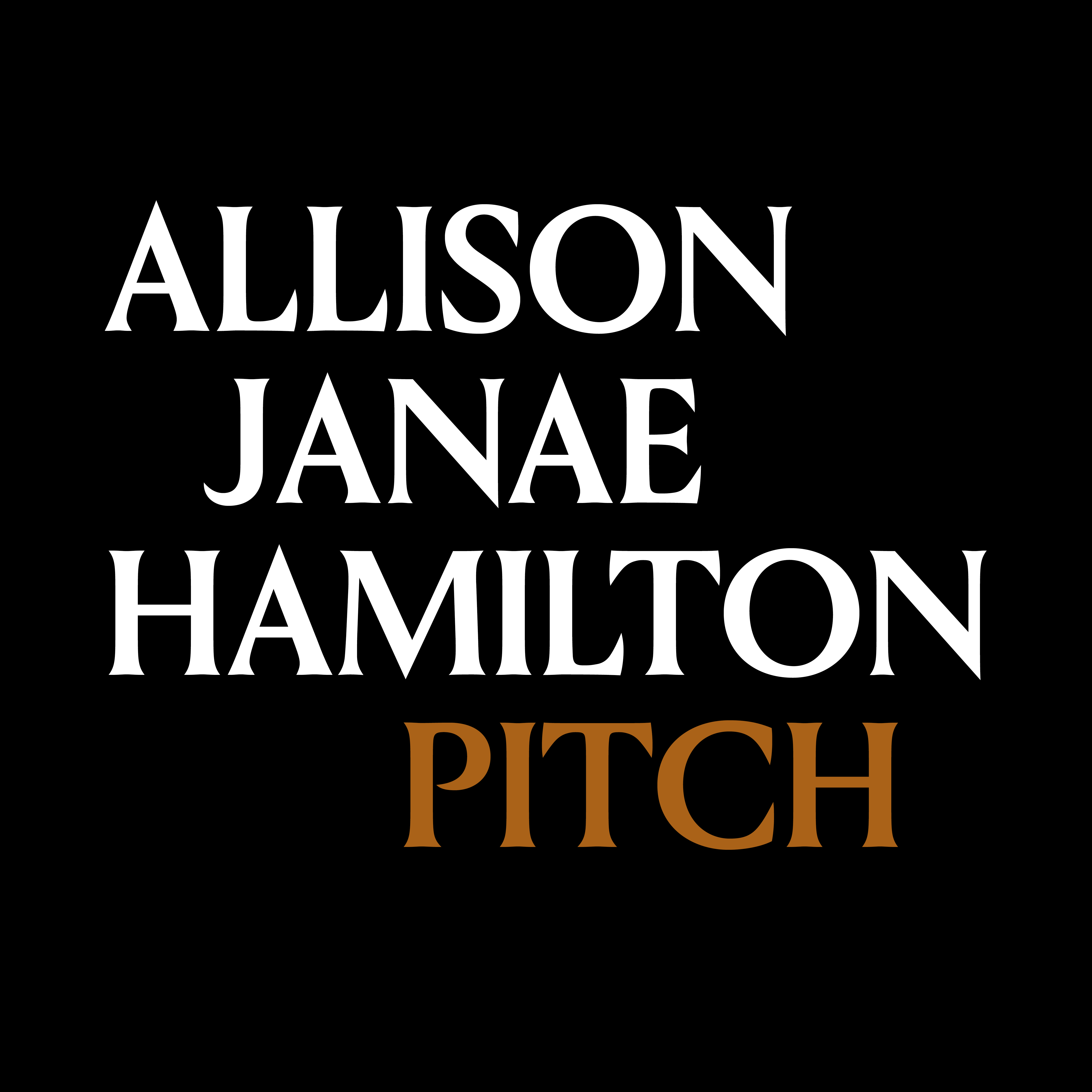 Allison Janae Hamilton: Pitch